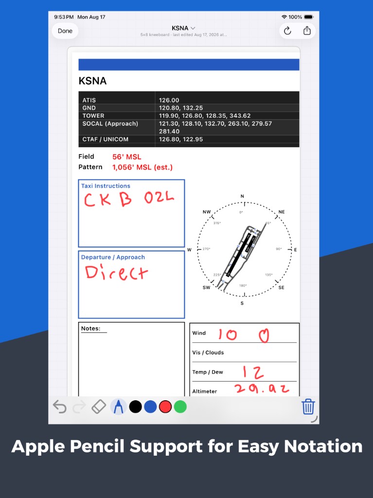 Annotate a Concord KCCR plate with Apple Pencil